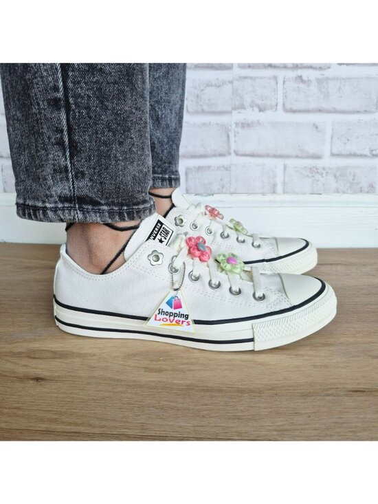 ⭐Converse Chuck Taylor Floral Accents Size 6.5 Men\'s shoes Sneaker White A19915C main image 6